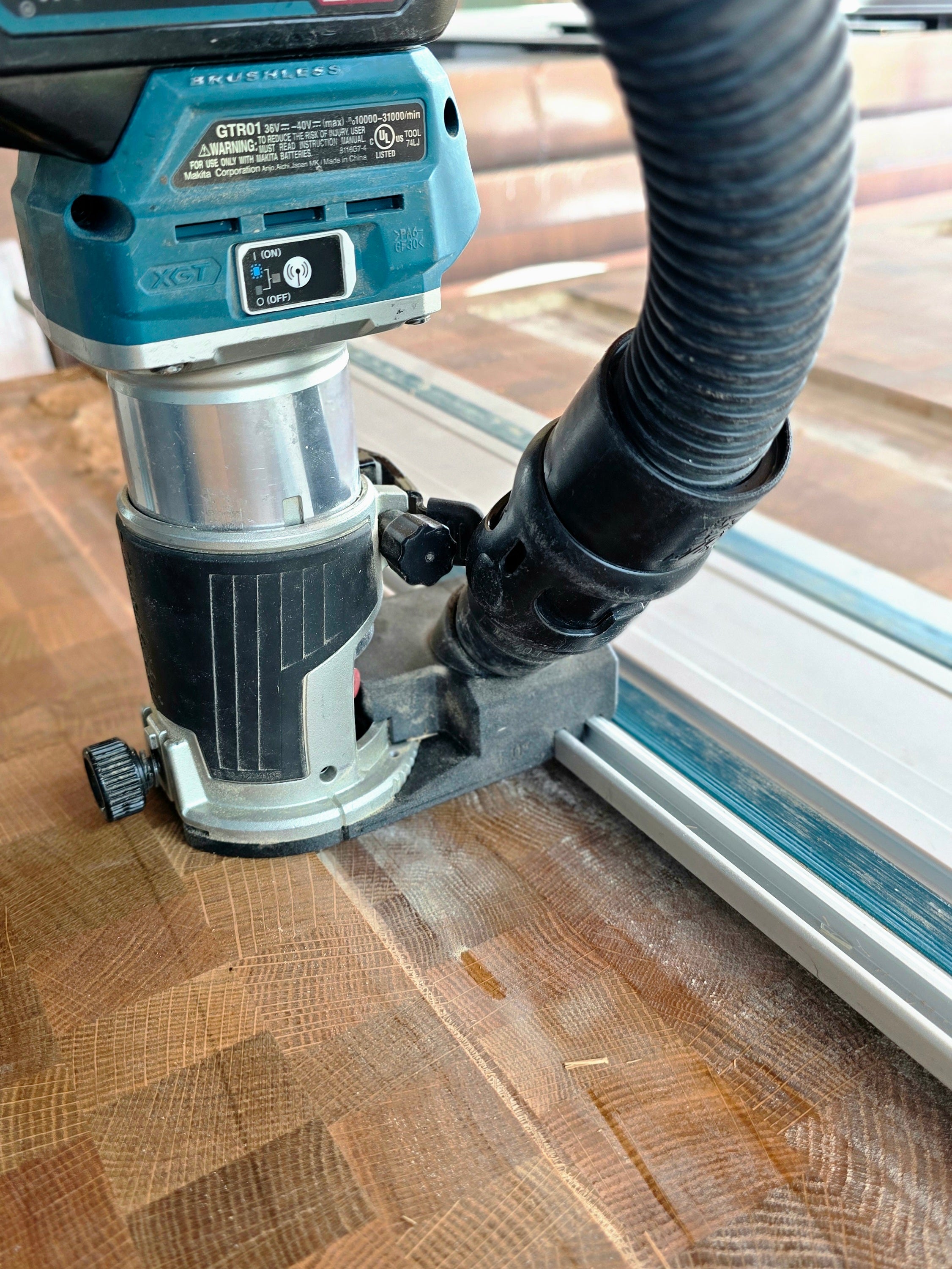 Makita router Vacuum base plate (track compatible)